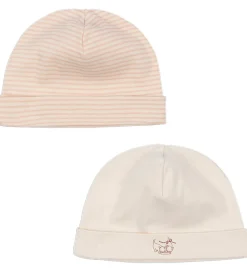 Basis|Huer Og Hatte|Fanga Fontana Huer - Beanie - Fio - 2-pak - Blush Mix
