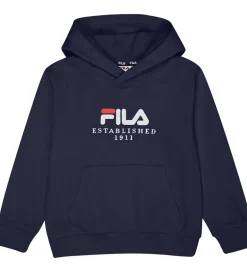 Hættetrøjer|Fila Hættetrøje - Benna - Black Iris m. Logo