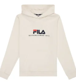 Hættetrøjer|Fila Hættetrøje - Carisio - Egret m. Logo