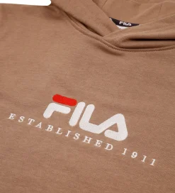 Hættetrøjer|Fila Hættetrøje - Carisio - Taupe Gray m. Logo
