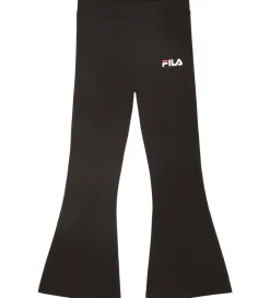 Leggings|Fila Leggings - Ottini Flared - Sort m. Logo