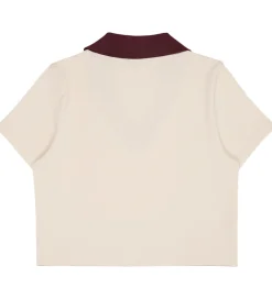 T-Shirts|Fila Polo - Cropped - Venaria - Egret m. Logo