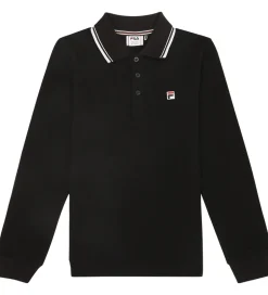 T-Shirts|Fila Polobluse - Piqué - Biella - Sort m. Logo