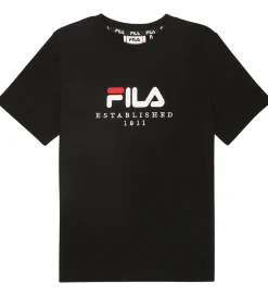 T-Shirts|Fila T-shirt - Benna - Sort m. Logo