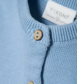 Striktrøjer|Fixoni Cardigan - Strik - Ashley Blue