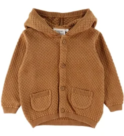 Striktrøjer|Fixoni Cardigan - Strik - Lion m. Ører