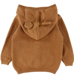 Striktrøjer|Fixoni Cardigan - Strik - Lion m. Ører