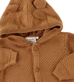 Striktrøjer|Fixoni Cardigan - Strik - Lion m. Ører