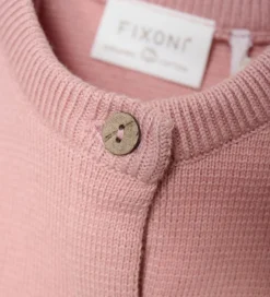 Striktrøjer|Fixoni Cardigan - Strik - Misty Rose