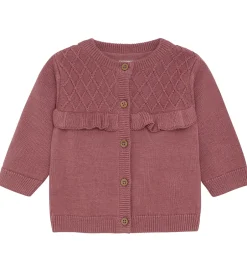 Cardigans|Striktrøjer|Fixoni Cardigan - Strik - Wistful Mauve
