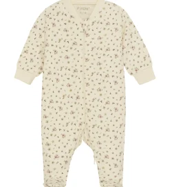 Nattøj|Heldragter|Fixoni Natdragt m/f - Shadow Gray m. Blomster