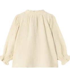 Bluser|Pigetøj|Fliink Bluse - Musselin - Paco - Sandshell