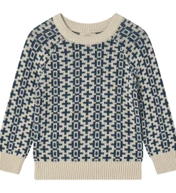 Bluser|Unisex-Tøj|Fliink Bluse - Strik - Nova - Insignia Blue