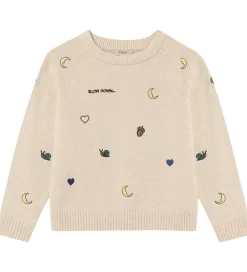 Bluser|Unisex-Tøj|Fliink Bluse - Strik - Viskoseblanding - Benna - Sandshell