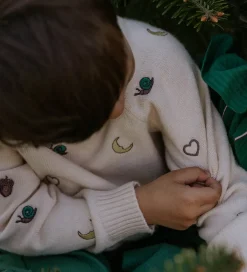 Bluser|Unisex-Tøj|Fliink Bluse - Strik - Viskoseblanding - Benna - Sandshell