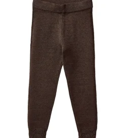 Bukser Og Jeans|Unisex-Tøj|Fliink Bukser - Strik - Viskoseblanding - Alilly - Coffee Bean