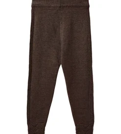 Bukser Og Jeans|Unisex-Tøj|Fliink Bukser - Strik - Viskoseblanding - Alilly - Coffee Bean