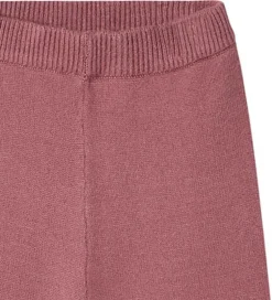 Bukser Og Jeans|Unisex-Tøj|Fliink Bukser - Wide - Strik - Viskoseblanding - Alon - Ash Rose