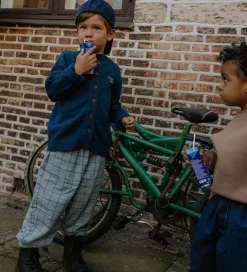 Cardigans|Striktrøjer|Fliink Cardigan - Strik - Mahdi - Insignia Blue