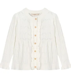 Striktrøjer|Fliink Cardigan - Strik - Sunny - Cloud Dancer