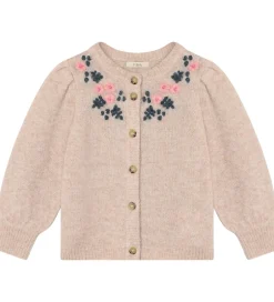 Cardigans|Striktrøjer|Fliink Cardigan - Strik - Uld/Nylon - Star - Peach Whip