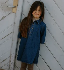 Kjoler|Fliink Kjole - Denim - Don - Dark Denim Blue