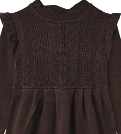 Kjoler|Fliink Kjole - Strik - Alilly - Coffee Bean