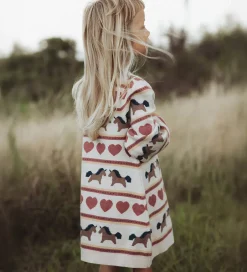 Kjoler|Fliink Kjole - Strik - Viskoseblanding - Kino - Sandshell