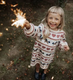 Kjoler|Fliink Kjole - Strik - Viskoseblanding - Kino - Sandshell