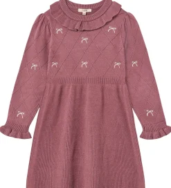 Kjoler|Fliink Kjole - Strik - Viskoseblanding - Alon - Ash Rose