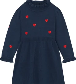 Kjoler|Fliink Kjole - Strik - Viskoseblanding - Benna - Insignia Blue