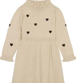 Kjoler|Fliink Kjole - Strik - Viskoseblanding - Benna - Sandshell