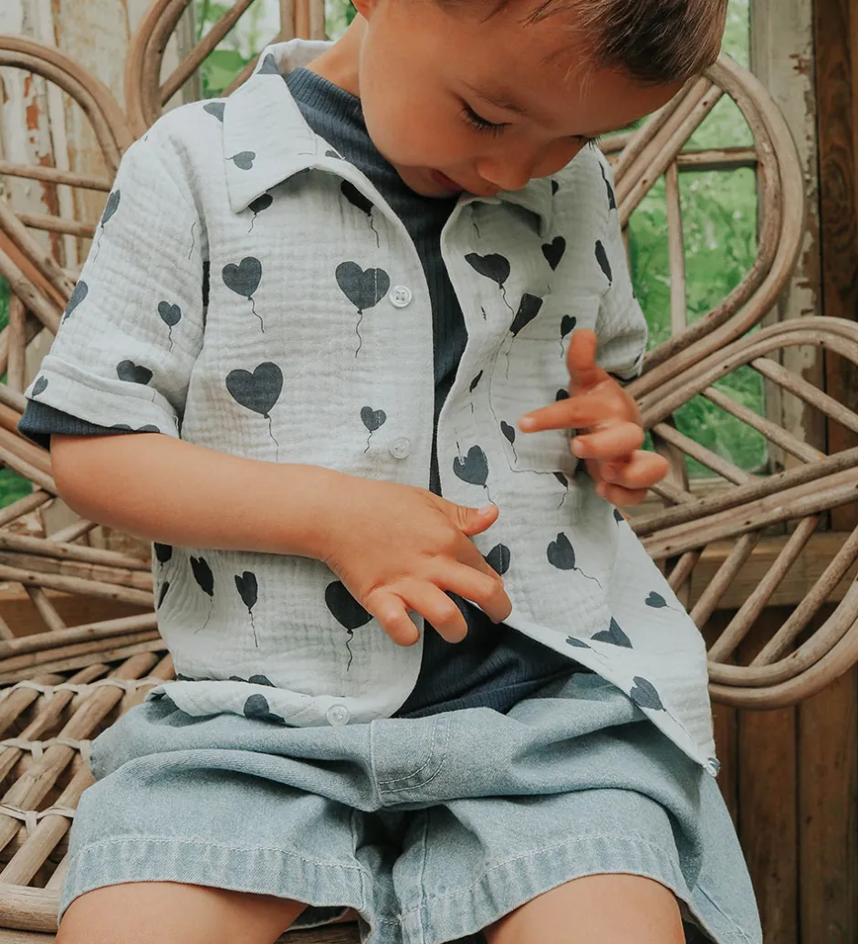 Shorts Og Knickers|Fliink Shorts - Don - Light Denim Blue