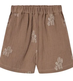 Shorts Og Knickers|Fliink Shorts - Hello - Pine Bark Cactus Aop