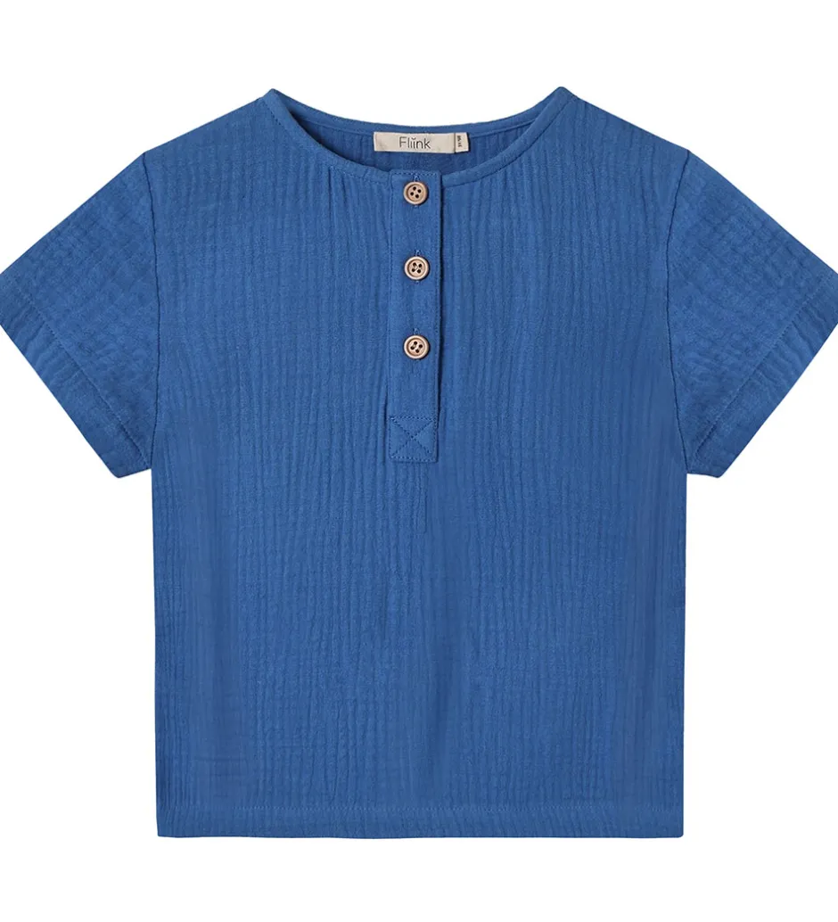 Skjorter|Fliink Skjorte - Cha Cha - Blue Lolite