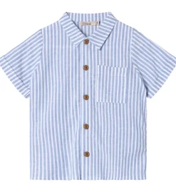 Skjorter|Fliink Skjorte - Vira - Dream Blue/Cloud Dancer