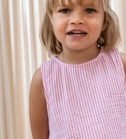 Toppe|Fliink Top - Ciao - Cloud Dancer/Pink Stripe