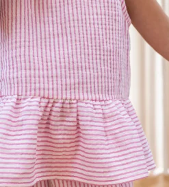 Toppe|Fliink Top - Ciao - Cloud Dancer/Pink Stripe