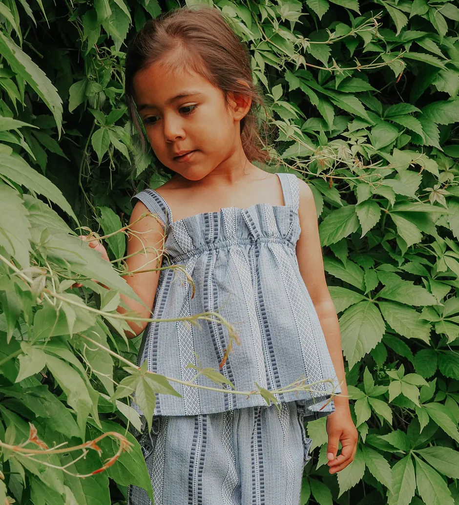 Toppe|Fliink Top - Ruffle - Amie - Navy