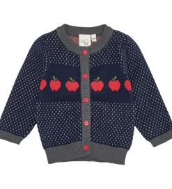 Cardigans|Flöss Cardigan - Strik - Esther - Navy Space