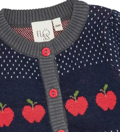 Cardigans|Flöss Cardigan - Strik - Esther - Navy Space