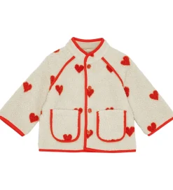 Fleece|Flöss Fleecejakke - Simone - Soft white heart