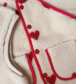 Fleece|Flöss Fleecejakke - Simone - Soft white heart