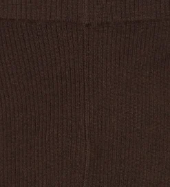 Leggings|FUB Leggings - Rib - Strik - Uld - Mocca