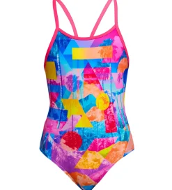 Badetøj|Funkita Badedragt - Diamond Back - UV50+ - Pixel Paradise