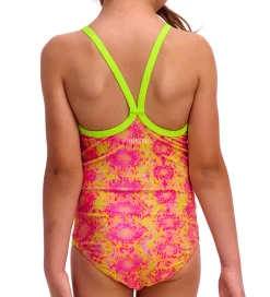 Badetøj|Funkita Badedragt - Printed One Piece - UV50+ - Poison Pink