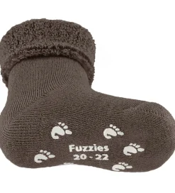 Strømper|Fuzzies Skridsikre Strømper - Valnød