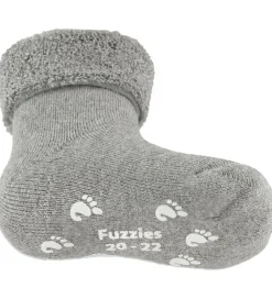 Strømper|Fuzzies Skridsikre Strømper - Lysegrå