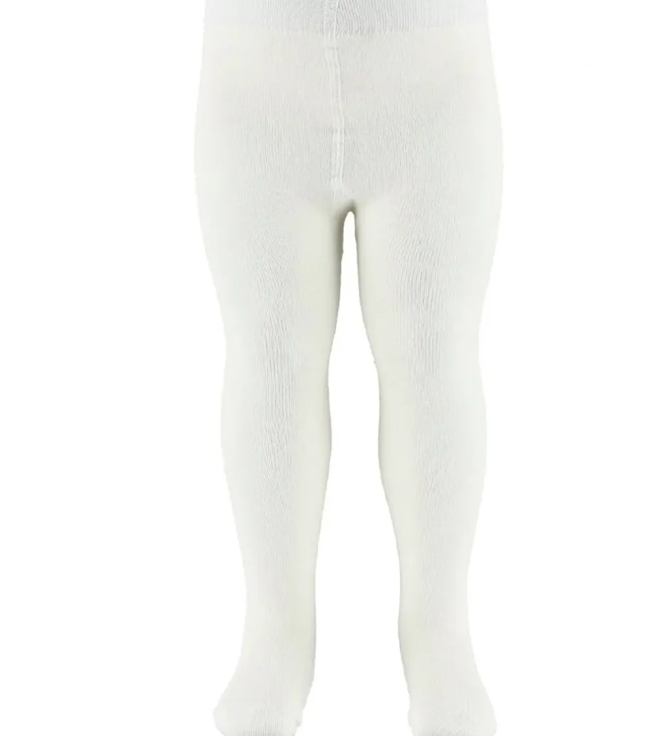 Strømpebukser|Fuzzies Strømpebukser - Uld/Bomuld - Mælkehvid