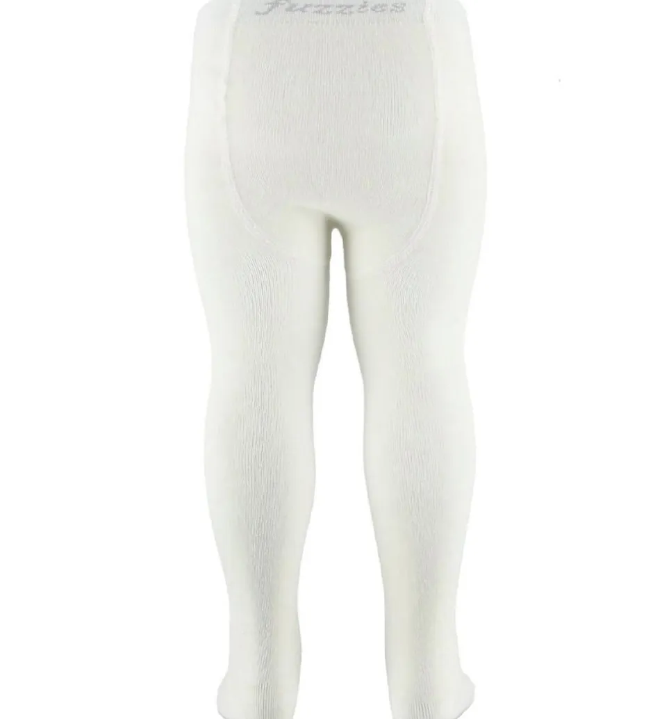 Strømpebukser|Fuzzies Strømpebukser - Uld/Bomuld - Mælkehvid